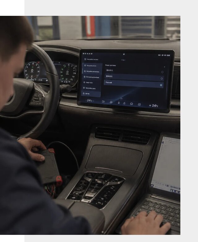 Русификация автомобиля BYD HAN для эксплуатации в Орехове-Зуеве